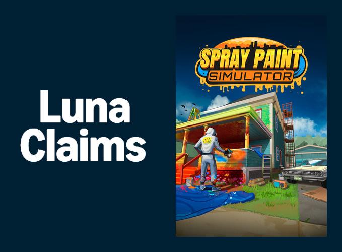 Luna has just added Spray Paint Simulator to its catalog