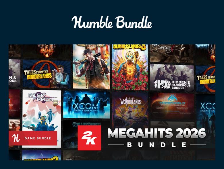 Humble Bundle has released the 2K Megahits 2026 Bundle today
