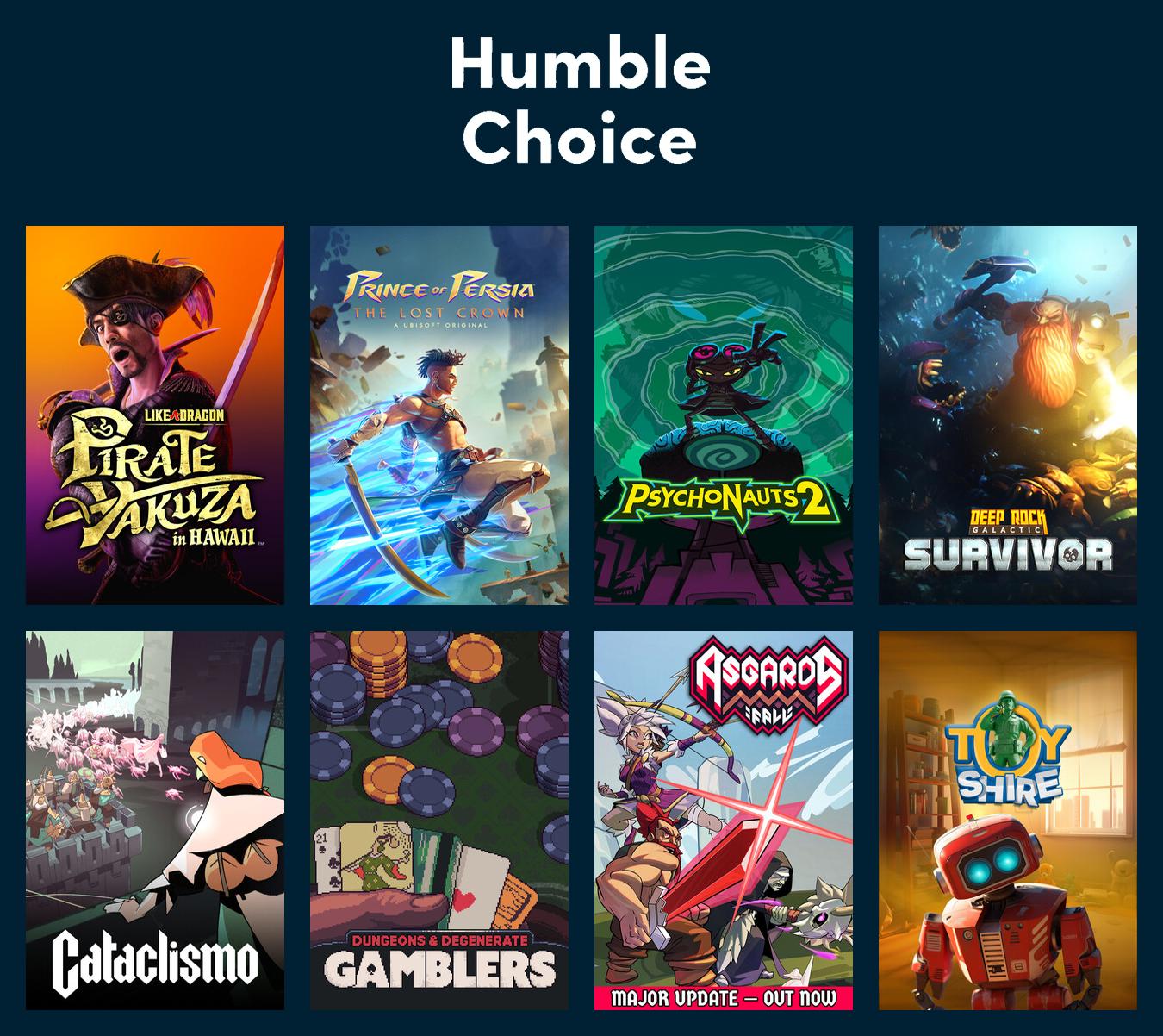 Like a Dragon: Pirate Yakuza in Hawaii, Prince of Persia The Lost Crown and more games have been added to the Humble Choice subscription