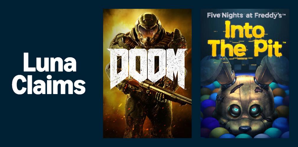 Subscription Luna has just added DOOM and Five Nights at Freddy's: Into the Pit