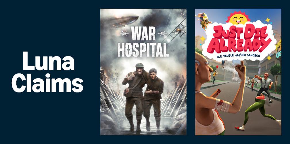 War Hospital and Just Die Already have been added to the Luna subscription