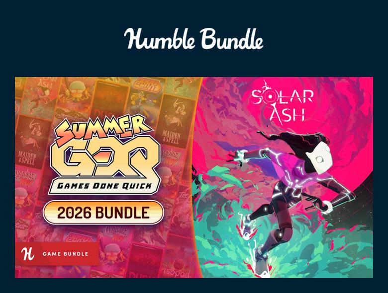 Summer Games Done Quick 2026 bundle has been released on Humble Bundle